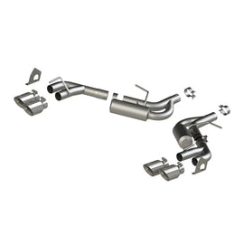 MBRP 16-19 Chevrolet Camaro V6 2.5in AL NPP Dual Axle Back Exhaust w/ 4in Quad Dual Wall Tips, performance car parts