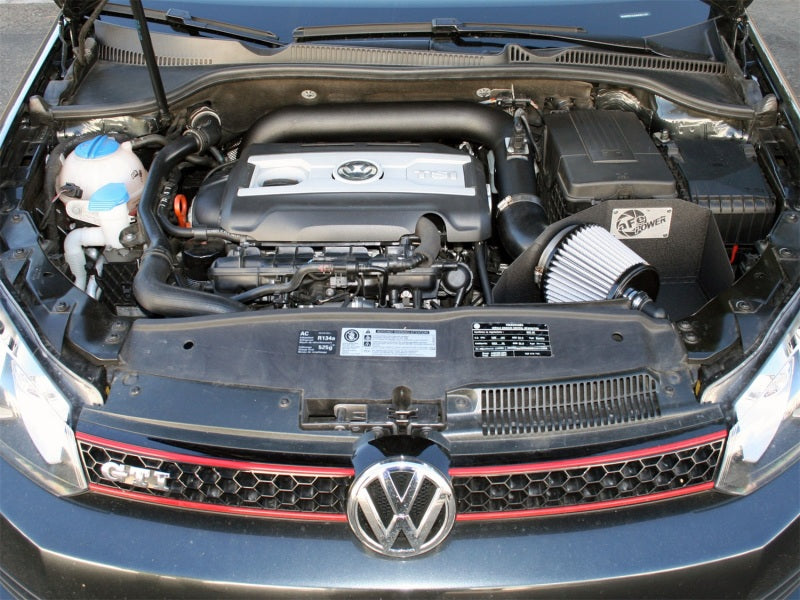 aFe MagnumFORCE Intakes Stage-2 PDS AIS PDS VW GTI 09-11 L4-2.0L (t) engine with performance car parts installed