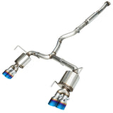 AWE Tuning 2015+ VA WRX Sedan Touring Edition Exhaust - Vapor Blue Quad Tips