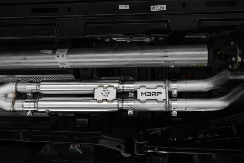 MBRP 2021 Ram TRX 6.2 S/C 3in Catback Dual Rear Carbon Fiber Tips(Race)- T304 exhaust system