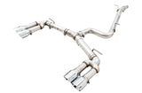 AWE Tuning Audi 8V S3 Track Edition Exhaust w/Chrome Silver Tips 102mm