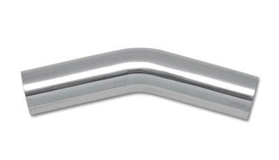 Vibrant 2.5in O.D. Universal Aluminum Tubing (30 degree Bend) - Polished for performance car tuning and upgrades