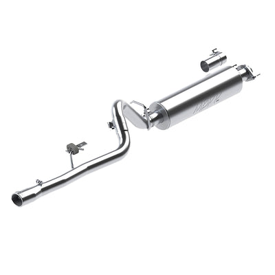 MBRP 86-00 Jeep 2.5L Cherokee 2.5in Cat Back Single T409 performance car parts by DTX Performance