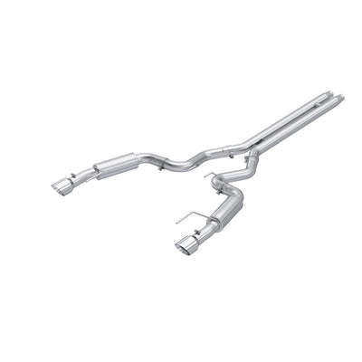 MBRP 2024 Ford Mustang GT S650, 5.0L 3in Dual Split Rear Aluminized Steel exhaust, performance car parts from DTX Performance