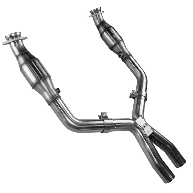 Kooks 05-10 Ford Mustang GT 4.6L 3V Auto/Manual 3in x 3in Race Exhaust Cat X Pipe Kooks HDR Req - DTX Performance