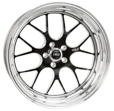 Weld S77 20x8 / 5x120mm BP / 4.3in BS Black Wheel (High Pad)