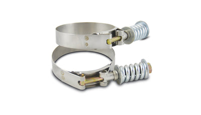 Vibrant SS T-Bolt Clamps Pack of 2, size 4.28-4.58in OD, performance car parts by DTX Performance, veteran owned shop