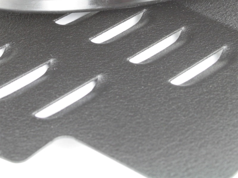 Close-up view of powder-coated heat shield on aFe MagnumFORCE Intakes