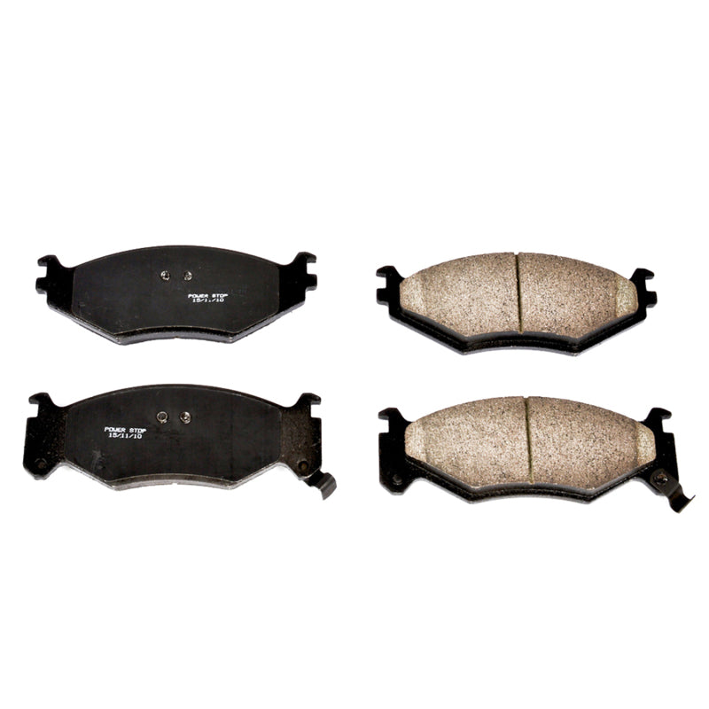 Power Stop 91-92 Chrysler Daytona Front Z16 Evolution Ceramic Brake Pads - DTX Performance