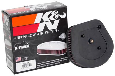 K&N 2018 Harley Davidson FXLR Low Rider Replacement Drop In Air Filter for performance upgrades and high engine protection