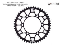 Load image into Gallery viewer, Vortex Racing V4 45 Tooth 530 Rear Sprocket - Black