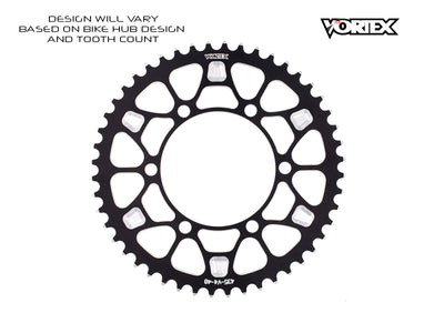 Vortex Racing V4 45 Tooth 530 Rear Sprocket - Black