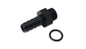 Vibrant Aluminum Male -8AN ORB to 3/8in Barb w/O-Ring - Anodized Black, high performance car parts