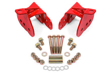 Load image into Gallery viewer, BMR 64-72 Chevy Chevelle Rear Control Arm Relocation Brackets - Red - DTX Performance