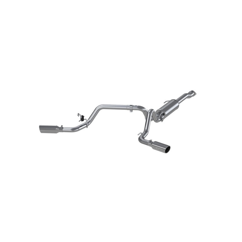MBRP 2016 Toyota Tacoma 3.5L EC/CC Cat Back Dual Split Exit Alum Exhaust - performance car parts by DTX Performance