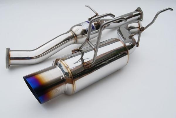 Invidia 00+ S2000 70mm Single N1 Titanium Tip Cat-back Exhaust for performance car parts by DTX Performance.