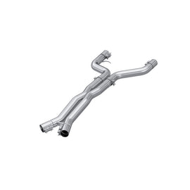 MBRP 21-23 BMW M4 G82 / M3 G80 3.0L T304 Stainless Steel 3in Resonator Bypass X-Pipe for performance car upgrades