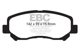 EBC 12+ Mazda CX-5 2 Redstuff Front Brake Pads
