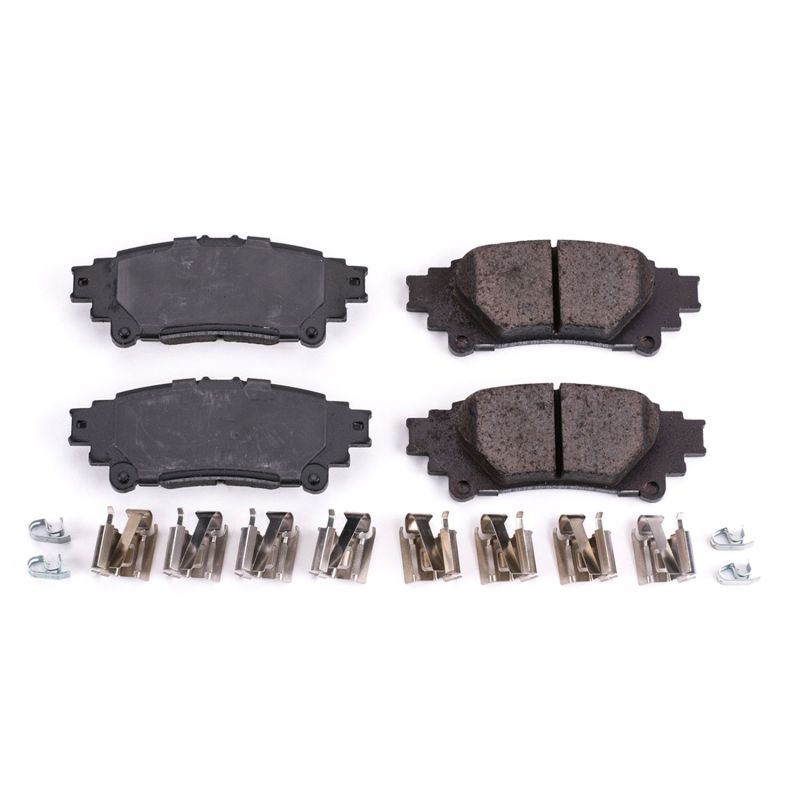 Power Stop 16-17 Lexus GS200t Rear Z17 Evolution Ceramic Brake Pads w/Hardware - DTX Performance