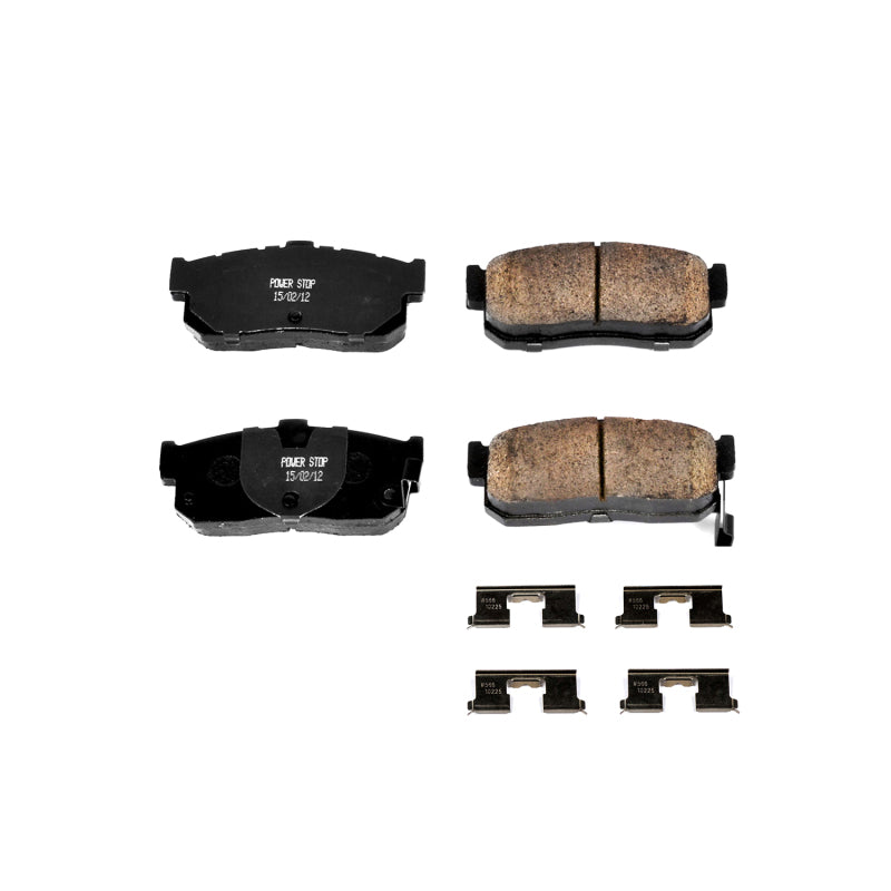 Power Stop 91-96 Infiniti G20 Rear Z17 Evolution Ceramic Brake Pads w/Hardware - DTX Performance