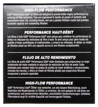 Load image into Gallery viewer, K&amp;N Performance Gold oil filters box