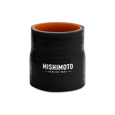 Mishimoto 2.75in to 3in Black Transition Coupler for performance upgrades at DTX Performance, tuning and exhaust systems.