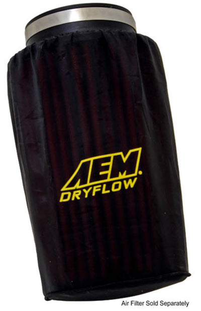 AEM Air Filter Wrap 6 in Base 5 1/4 in Top 9 in Tall performance car parts from DTX Performance