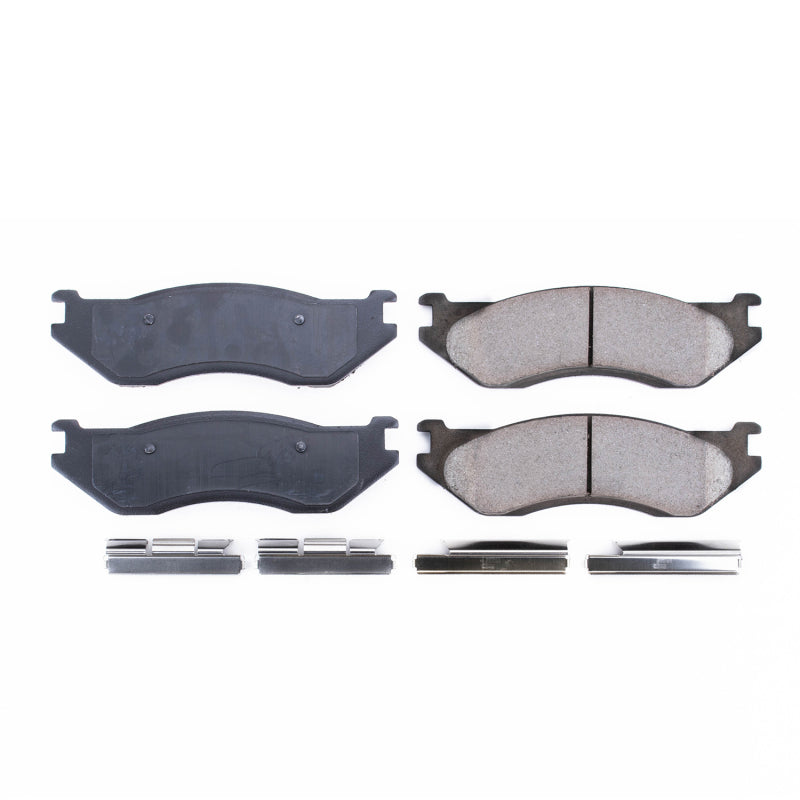 Power Stop 1998 Dodge B1500 Front Z17 Evolution Ceramic Brake Pads w/Hardware - DTX Performance