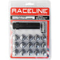 Raceline Spline Lug Nut Kit with Spline Key 12 x 1.5 - 16 Pack - Chrome for performance car parts by DTX Performance
