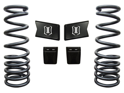 ICON 03-12 Dodge Ram HD 4WD 2.5in Dual Rate Spring Kit with high performance suspension parts for performance car tuning.
