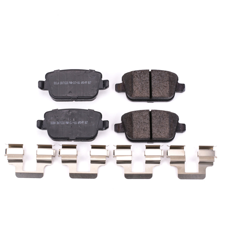 Power Stop 08-12 Land Rover LR2 Rear Z17 Evolution Ceramic Brake Pads w/Hardware - DTX Performance