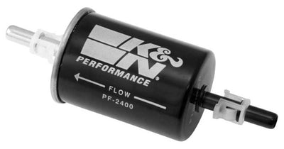 K&N 93-96 Chevy Caprice 4.3L / 5.7L, 04-05 Chevy Colorado 2.8L / 3.5L Fuel Filter in black for performance cars