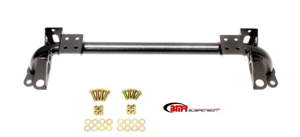 BMR 05-14 S197 Mustang Radiator Support w/ Sway Bar Mount - Black Hammertone, high performance car part from DTX Performance