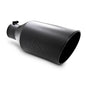 MBRP Universal Tip 8in O.D. Rolled End 4in inlet 18in length Black for high performance car exhaust systems by DTX Performance