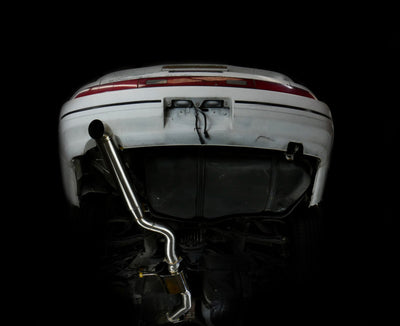 ISR Performance Series II - EP Single Tip Blast Pipe Exhaust - Resonated - 89-94 Nissan 240sx (S13), high performance car parts