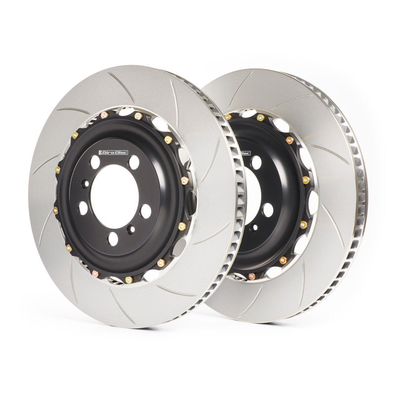 GiroDisc Audi B9 S4/S5/SQ5 Slotted Front 2-Piece Rotors - DTX Performance