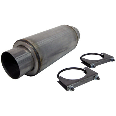 MBRP Universal Resonator 4 Inlet /Outlet 12 Body 18 Overall Aluminized performance car parts