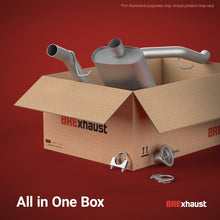 Load image into Gallery viewer, BRExhaust components in box for MagnaFlow BRE Exhaust Kit 87-90 Jeep Wrangler, high performance auto parts by DTX Performance.