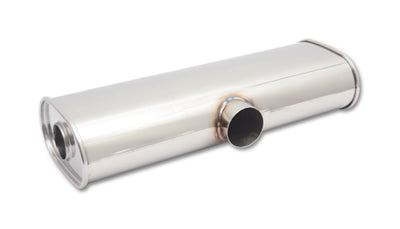 Vibrant StreetPower Oval Muff 6inx10inx24in, performance car parts, DTX Performance, universal muffler, stainless steel exhaust upgrade