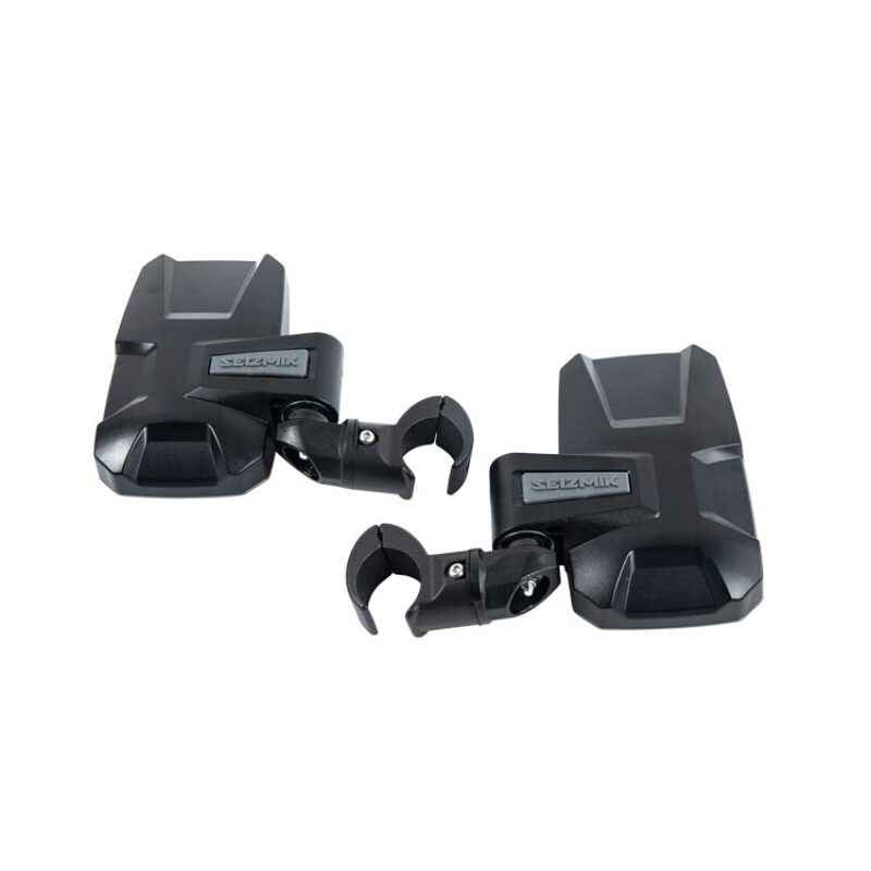 Seizmik 24+ Polaris/Cam-am/Honda/Kaw Embark Side View Mirror Adj. 1.75-2 in. ROP -Pair