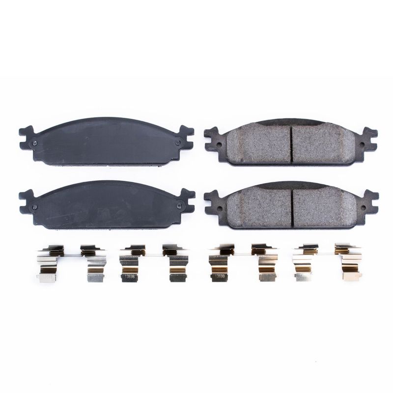 Power Stop 09-11 Ford Flex Front Z17 Evolution Ceramic Brake Pads w/Hardware - DTX Performance