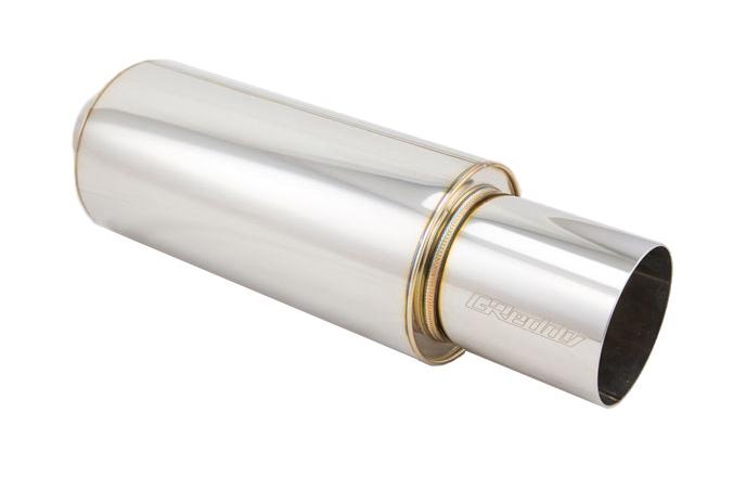 GReddy 2.5in Universal Revolution Muffler - premium performance car part from DTX Performance for exhaust system upgrades