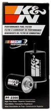 Load image into Gallery viewer, K&amp;N Cellulose Media Fuel Filter 3in OD x 6.938in L for performance car parts and high performance auto upgrades