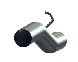 MBRP 2001-2005 Chev/GMC Duramax 6.6L Regular Cab 4in Extension-Pipe Aluminized performance car part