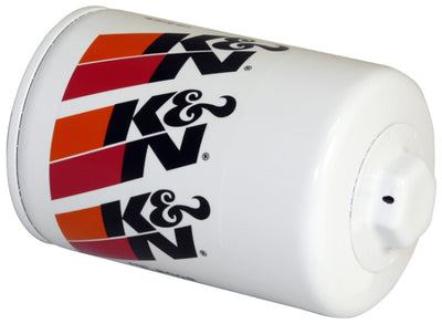 K&N Universal Performance Gold Oil Filter for car enthusiasts, available at veteran owned DTX Performance shop for high performance upgrades.