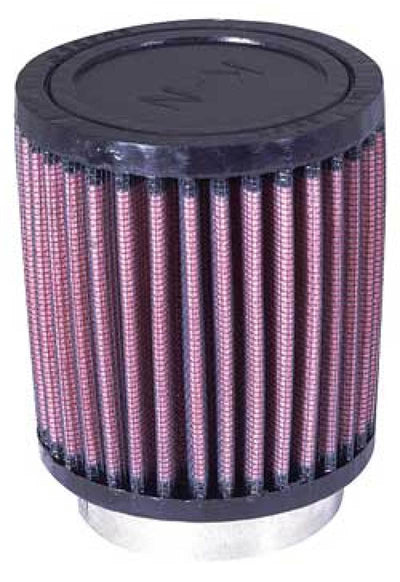 K&N Filter Universal Rubber Filter 2 1/4 inch Flange 3 1/2 inch OD 4 inch Height - DTX Performance air filter