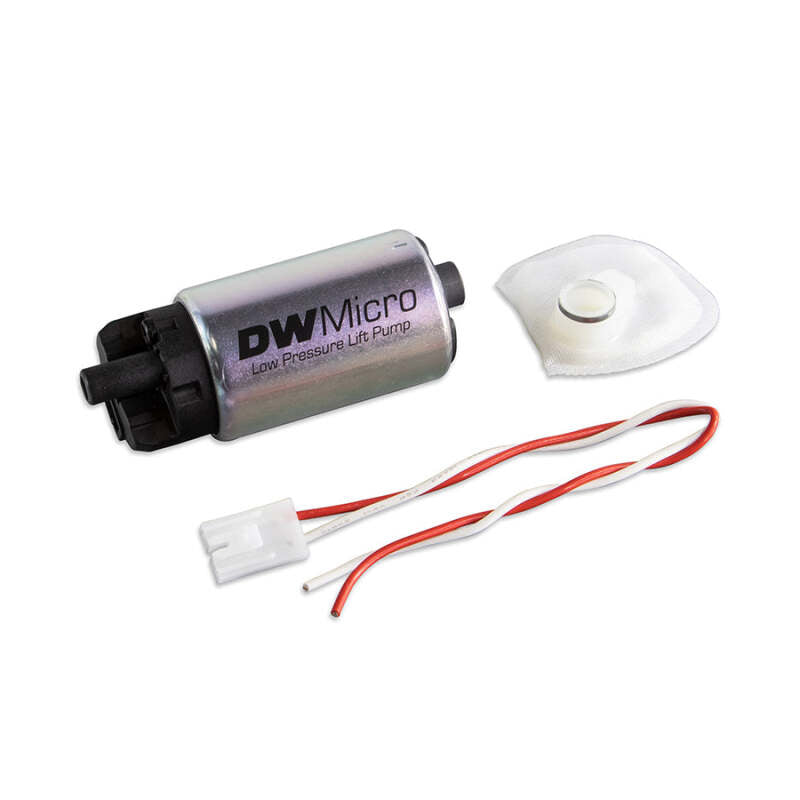 DeatschWerks DW Micro Series 210lph Low Pressure Lift Fuel Pump w/ Universal Install Kit - DTX Performance