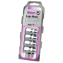 Load image into Gallery viewer, McGard Hex Lug Nut (Drag Racing Short Shank) M12X1.5 / 13/16 Hex / 1.6in. Length (4-Pack) - Chrome, performance car parts