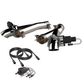 2012-2022 Jeep Grand Cherokee SRT Trackhawk Dodge Durango SRT QTP Aggressor Cutout Pipes, performance car parts, exhaust systems