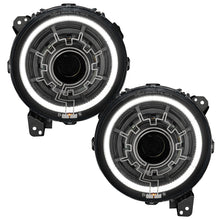 Load image into Gallery viewer, Oracle Lighting 18-22 Jeep Wrangler JL Oculus Bi-LED Projector Headlights, performance car parts by DTX Performance.